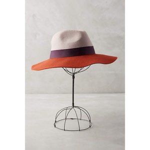 NEW Anthropologie portia rancher wool fedora hat